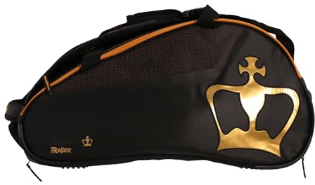 Black Crown - Paletero de Pádel Thunder - Compartimento térmico para 2 Palas - Espacio para Ropa y Calzado - Bolsillos Exteriores - Bolsillo para Zapatillas - Material PU y poliéster