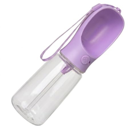 Trinkflasche Hunde Für Unterwegs Hundetrinkflasche Für Unterwegs Als Wasserspender Hund Und Wasserflasche Hunde Für Unterwegs – Farbe Lila