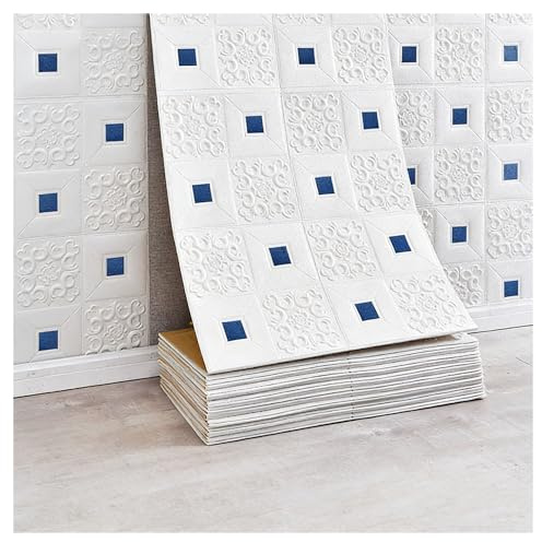 QSTGX Panneaux Muraux 3D Adhesif Decoration Chambre Gaming Papier peint autocollant pour la décoration intérieure, le salon, le bureau et la maison(E,70cmx20m)
