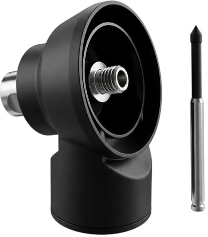 Suction for Can Countersink Attachment with Retractable Centring Tip, M18 to M16 Drill Dust Catcher, Compatible with 68/72/82 mm Can Core, Dust Extraction for Can Countersink Used to Collect Drill