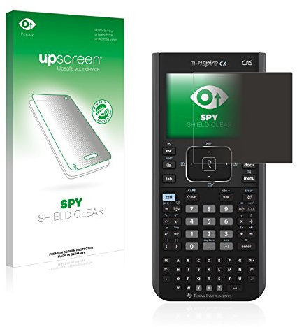 upscreen Anti-Spy Blickschutzfolie für Texas Instruments Nspire CX CAS Made in Germany, Privacy Displayschutz-Folie [Sichtschutz, Blaulichtfilter]