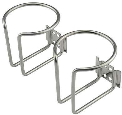 Plum Garden Getränkehalter aus Edelstahl, für Boote, Yacht, LKW, Wohnmobil, 2 Stück