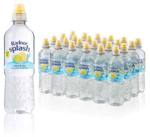 Radnor Splash Flavoured Water Sugar Free 500ml - Pack of 24 (Lemon & Lime)