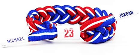 FANwenfeng Basketball Armbänder Hand weben verstellbare Sport Schnürsenkel Armband