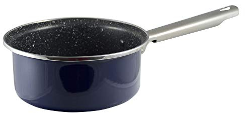 San Ignacio - Habitex Cazo 16 cm enamel, revestimiento marble, asas y pomos acero inoxidable