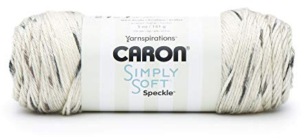 Caron Simply Soft Speckle Yarn 141g - Seashell