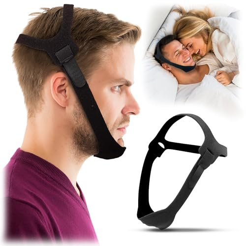 Chin Strap for CPAP Users and Sleeping - Anti Snoring Device