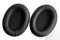 Piezas de reparación de almohadillas compatibles con HyperX Cloud Core, auriculares Cloud Flight Gaming (cuero)