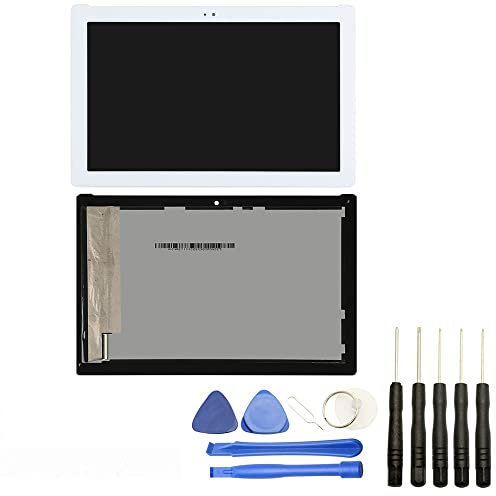 Visiodirect® Ecran Complet: Vitre + LCD Compatible avec ASUS Zenpad 10 Z300M Taille 10.1 Blanc + Kit Outils