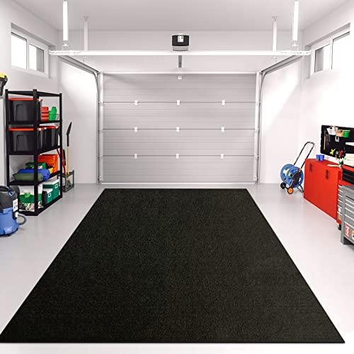 LINLA Hochwertige, saugfähige Ölmatte enthält flüssige Garagenbodenmatte, 22,6 x 18,8 cm, wiederverwendbar, waschbar, schützt Boden, Auffahrt, Geschäft, Parkplatz