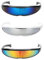 Colcolo 3 Pack Futuristic Sunglasses Mirrored glasses for party