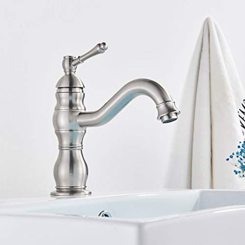 YHSGY Deck Montiert Bad Wasserhahn Warm- Und Kaltwasser Waschbecken Mixer Wasserhähne Kurz Oder Hoch