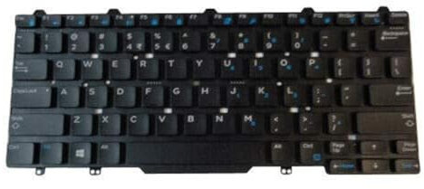 Yesvoo Tastatur für Dell Latitude 5480 5491 E7470 7480 5490 7490 E5450 E5470 3340 E7450 3350 5495 Laptops – P/N: 94F68 094F68 41MMG 041MMG 941MMG 9 Z.NB2U. W.A1D NSK-LKAUW PK1313D3A00