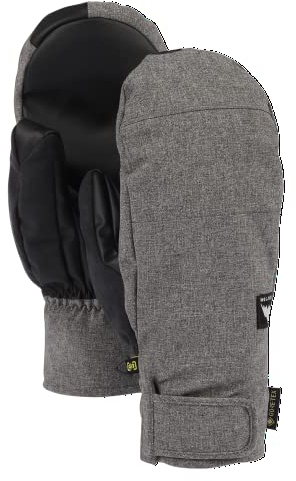 Burton Reverb Herren Gore Tex Fäustlinge, Grau meliert, Größe S