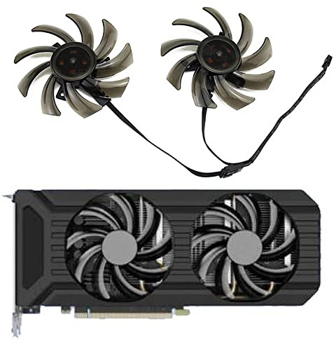 Dotodo 85mm Grafikkartenlüfter GA91S2U 12V 0.40A 4-poliger GPU Lüfter für Grafikkarte Kühler für Palit GeForce GTX 1070Ti/1070/1060/1080 Lüfter Ersetzen Sie Den KüHler