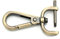 CRAFTMEMORE 2 chiusure a scatto staccabili girevoli con barra a vite VT493 di ricambio (2,5 cm, ottone spazzolato)