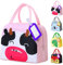 XiXiRan Bolsa de Almuerzo Niño, Lunch Bag, Bolso de picnic Refrigerador Comida, Bolsa Nevera Pequeña Almuerzo Dinosaurios con Nombre, Bolsa Bento con Etiqueta de Nombre (NN)