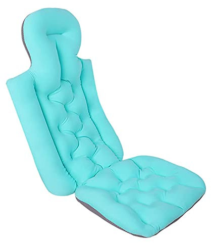 RTYHN Complet du Corps Oreiller de Baignoir,Coussin de Bain avec Technologie 3D Air Mesh pour la Maison et Le Spa, Matelas de Bain Spa Antidérapant Doux