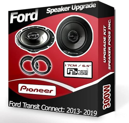 Transit Connect Speaker upgrade Front Door Pioneer car speakers 6.5 17cm 300W