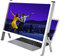 LEIYTFE Computer-Laptop-Bildschirmlupe Glas, Kompatibel Mit 15/16/17/18/20 Zoll Handy, Tablet, Ultraklarer 3D-Laptop-Lupenprojektor, Tragbarer Desktop-Verstärker (Color : White)