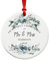 Our First Christmas as Mr and Mrs Ornament, Mr and Mrs Christmas Tree Decoration Gift