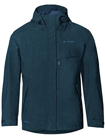 VAUDE Regenjacke – Rosemoor Jacket II, Regenjacke Herren wasserdicht und atmungsaktiv, funktionale 2-Lagen Outdoorjacke, Wassersäule 10.000 mm, Übergangsjacke oder Fahrradjacke