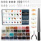 Kyrio 1660pcs Jewellery Making Kit, 28 Colors Crystal Beads Kit with Ear Hook Lobster Clasp, Jewelry Wire, Pliers and Other Ring Making Supplies for DIY Crafts