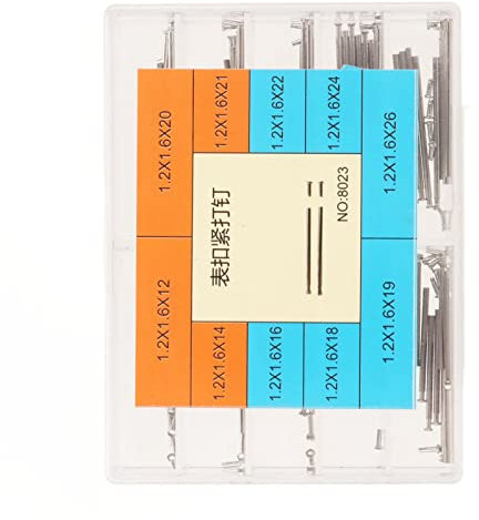 Accessori per Cinturino Orologio Acciaio Inossidabile, Barre Pressione e Perni Attrito Sostituzione Cinturini