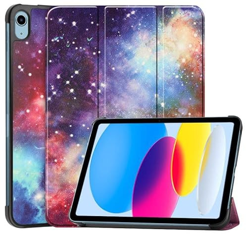 CoreParts Tri-fold Caster Hard Shell Cover - Galaxy Style for, TABX-IP10-COVER17
