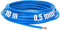 Kalitec 10 metri H05V-K 0,5 mm² blu I cavo 0,5 mm2 come cavo di cablaggio I conduttore flessibile in PVC singolo cavo I cavo di commutazione