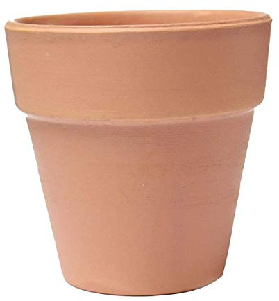 ZAANU Pots De Plantes, Grand Pot en Terre Cuite Pots en Argile Argile Céramique Poterie Planteur Cactus Pots De Fleurs Pot Succulent Trou De Drainage - Artisanat Maison Jardin Décor (4 E