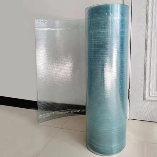 Polycarbonat Dachplatte,UV-Schutz Gewächshausplatten Stegplatten,Transparente Multifunktions-Kunststoffplatten,Isolierplatten,Abdeckung Glasfaser Für Garten Terrassen Balkon (0.5x1m)