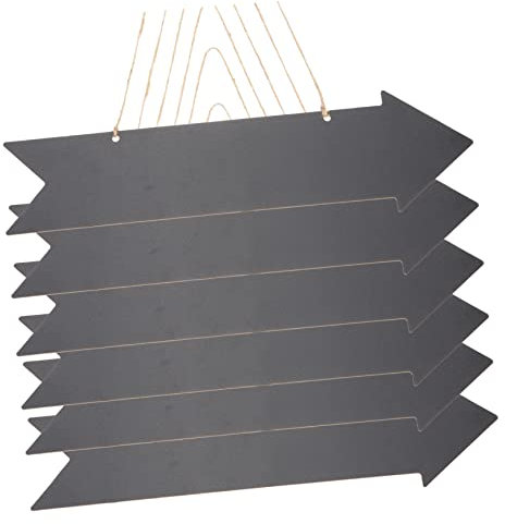 Supvox 6 Stück Pfeilschild Anhänger Diy Schild Pfeil Zeichen Für Restaurant Bankett Haus Haushaltswaren