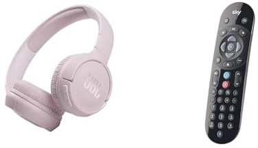 JBL Tune510BT - Wireless On-Ear Headphones, Bluetooth 5.0, Up to 40 Hours Battery Life & Original Voice Remote Control - Compatible with Sky Q Box