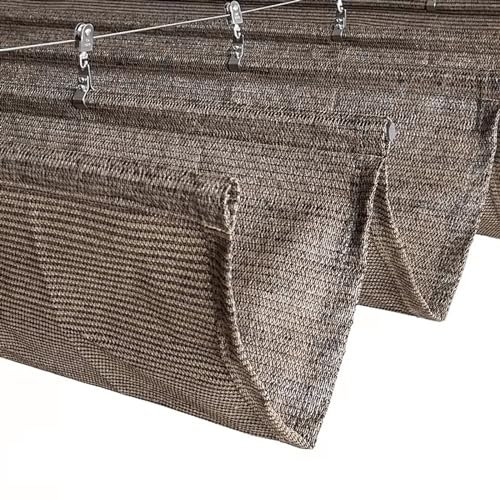 Aux UV Pergola Coulissante Pergola Rétractable, Rétractable Vague Voiles D'ombrage, HDPE Toile pour Pergola, pour Pergola Jardin Extérieur Barbecue Extérieur