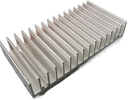Heißer Aluminium Kühlkörper Cooling Pad for High Power LED IC Chip Kühler Kühler Kühlkörper for LED COB Licht 100 * 18*L50MM