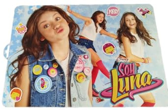 ALMACENESADAN, 5121 Wiederverwendbare Platzdeckchen, Maße 43 x 29 cm, Produkt aus Kunststoff, flexibel, Lizenzprodukt (Soy Luna)