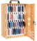 Holz-Aufbewahrungsbox für Mobiltelefone, Spind, Ladeschrank für Mitarbeiter, Beige, 91,4 cm, 36 Bit Kapazität
