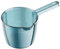 Mug for Bathroom, Bath Pitcher Mug, Transparent Bathing Mug, Mug with Sturdy Long Handle, Water Ladle Bath, Kitchen Bath Mug for Bath, Kitchen, Fruits, Bathroom 24x14x12cm, Blue, Green, Gray
