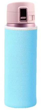 Water Bottle Cover, Glass Bottle Protective Cover for Travel - Cosy, Insulated Glass Water Bottle Cover, Insulated Bottle Carrier Sleeve for Outdoor Sports, Blue, see description, See description