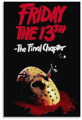 ZBSXLBNG FRIDAY THE 13TH MOVIE Poster Dekorative Malerei Leinwand Wandkunst Wohnzimmer Poster Schlafzimmer Malerei 08x12inch(20x30cm)