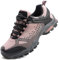 LANGDU Scarpe da Trekking Uomo Montagna Donna Sportive Escursionismo Traspiranti Passeggiate Sneaker Taglie 38-46 (Rosa,39EU)