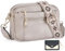 JinDouer UmhäNgetasche Damen Pu Leder, Crossbody Bag mit Breitem Schultergurt, Kleine Handtasche mit Vielen FäChern - Tasche (Grau)