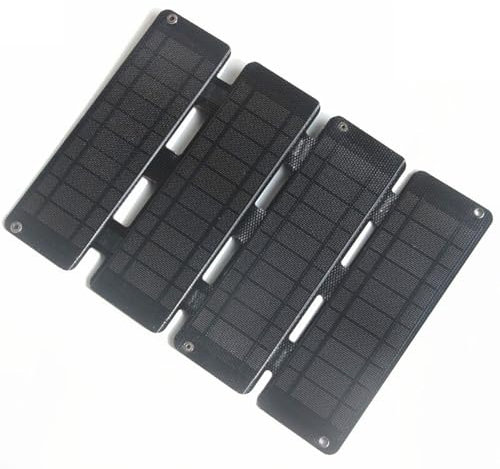 Chargeur solaire compact double USB 14 W pour panneau monocristallin de voyage