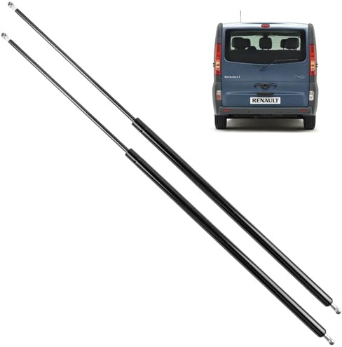 2 verins de coffre compatibles pour Trafic 2 et 3, Vivaro A et B, Primastar (X82, X83), NV300 et Talento 2 (à partir de 2001) Vérins de hayon | 6000640444, 9045100QAA, 91168256, 8200162697, 7700313346