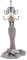 HAPINARY Schmuckdisplay Ständer Für Und Ohrringe Eleganter Mannequin Schmuck Organizer Vielseitiger Schmuckhalter Für Schmuckgeschäfte Und Zuhause Mittelgroß