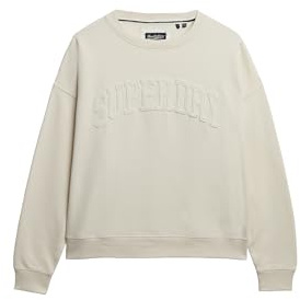 Superdry Damen Athletic Essentials Rundhals-Sweatshirt mit abgestimmten Applikationen