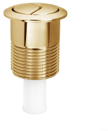 CWOQOCW Toilet Flush Valve Button For Siamp 34455009 For Skipper 45 Gold Dual Flush Tank Switch Button 85X48mm Bathroom Accessory ﻿