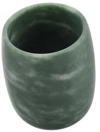 Healifty Stone Mugs Natural Crystal Tea Cups Sturdy Straight Cup Design Easy to Clean Mineral Drinkware for Home and Office Use