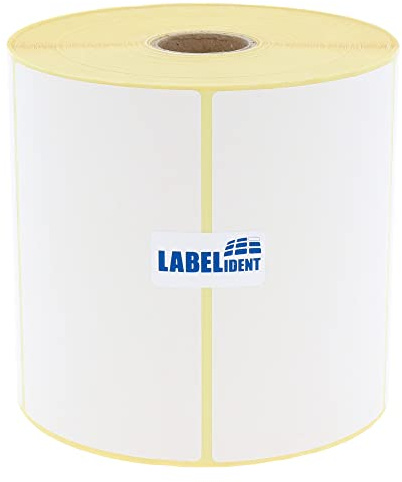 Labelident Zebra kompatible Thermoetiketten Top, Z-Select 2000D - 101,6 x 63,5 mm - formatgleich mit Zebra 800264-255 - 1.100 Etiketten für Zebra Drucker auf 25 mm Kern, selbstklebend